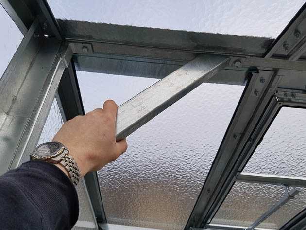 Szklarnia stalowa ogrodowa 4,9x6m Superszklarnie Szklarnia 6x4,90m