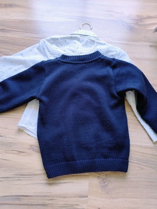 Koszula i sweter dla chłopca r. 104.