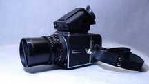 Hasselblad 501 cm + 3 obiektywy + 3 magazynki A12
