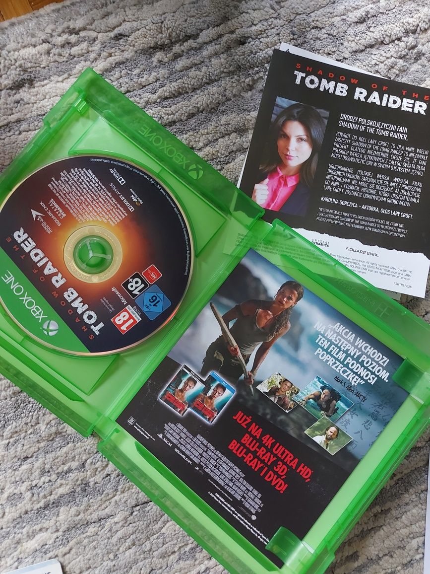 TOMB RAIDER na XBOX ONE w polskiej wersji językowej