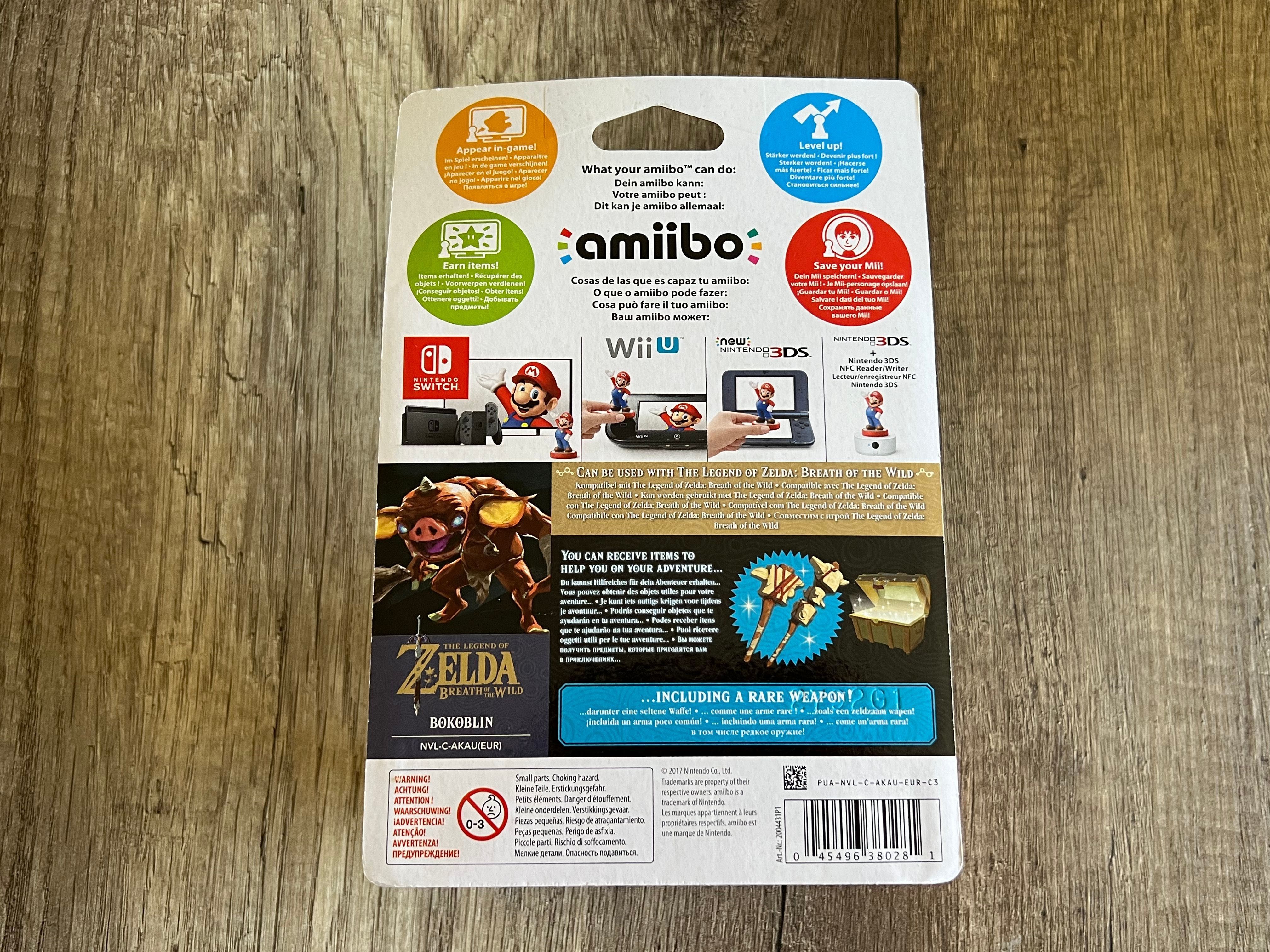 Amiibo BOKOBLIN | The Legend of Zelda: Breath Of The Wild | SELADO