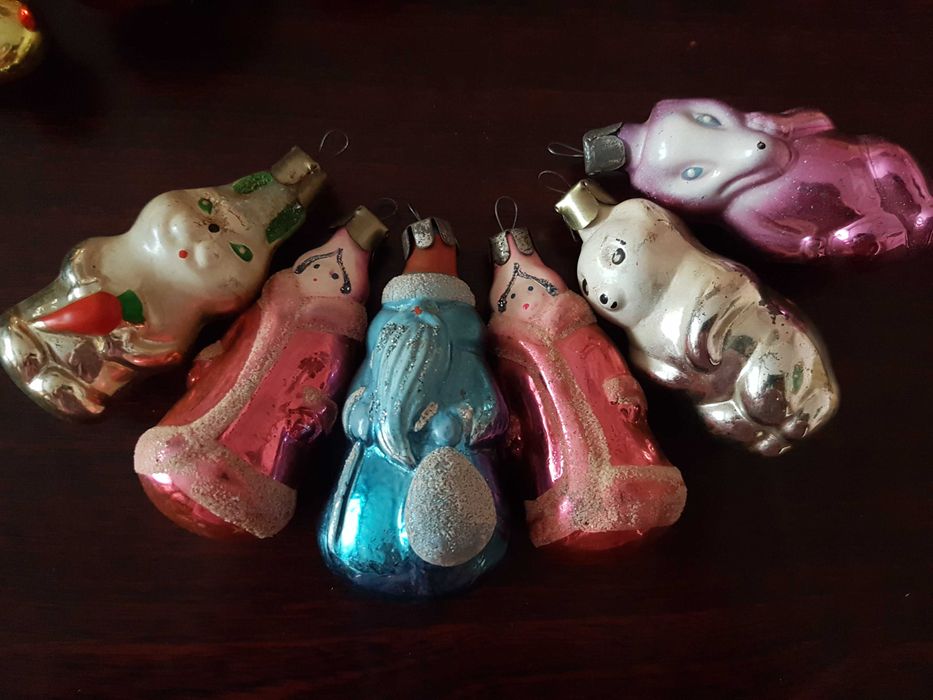 Іграшки на ялинку новорічні ретро в подарунок