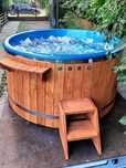 Mobilna balia ogrodowa, ruska bania, jacuzzi do wynajęcia