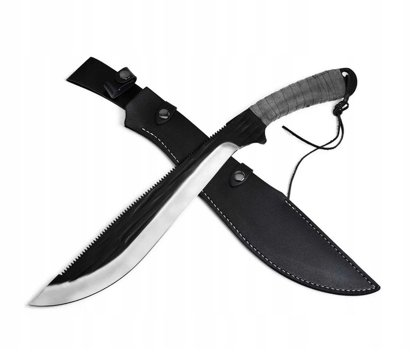 Duży Nóż Wojskowy Maczeta Taktyczny Survivalowy Bushcraft Piła Prezent