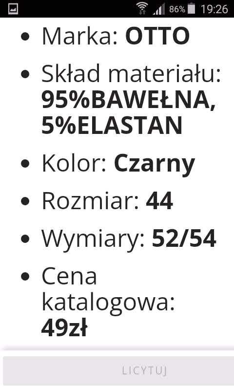Spodenki damskie( kolarki)OTTO