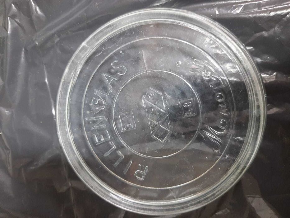 Stara szklana pokrywka typu Weck  RILLENGLAS Monopol