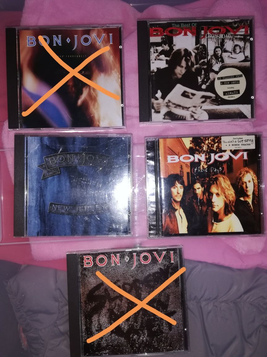 CDs originais de Bon Jovi