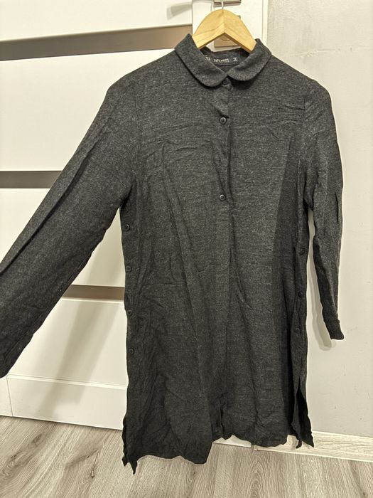 Czarna elegancka sukienka zara