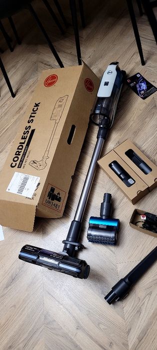 Nowy odkurzacz hoover cordless stick 5 lat gwarancji 3 lata ubezpiecze