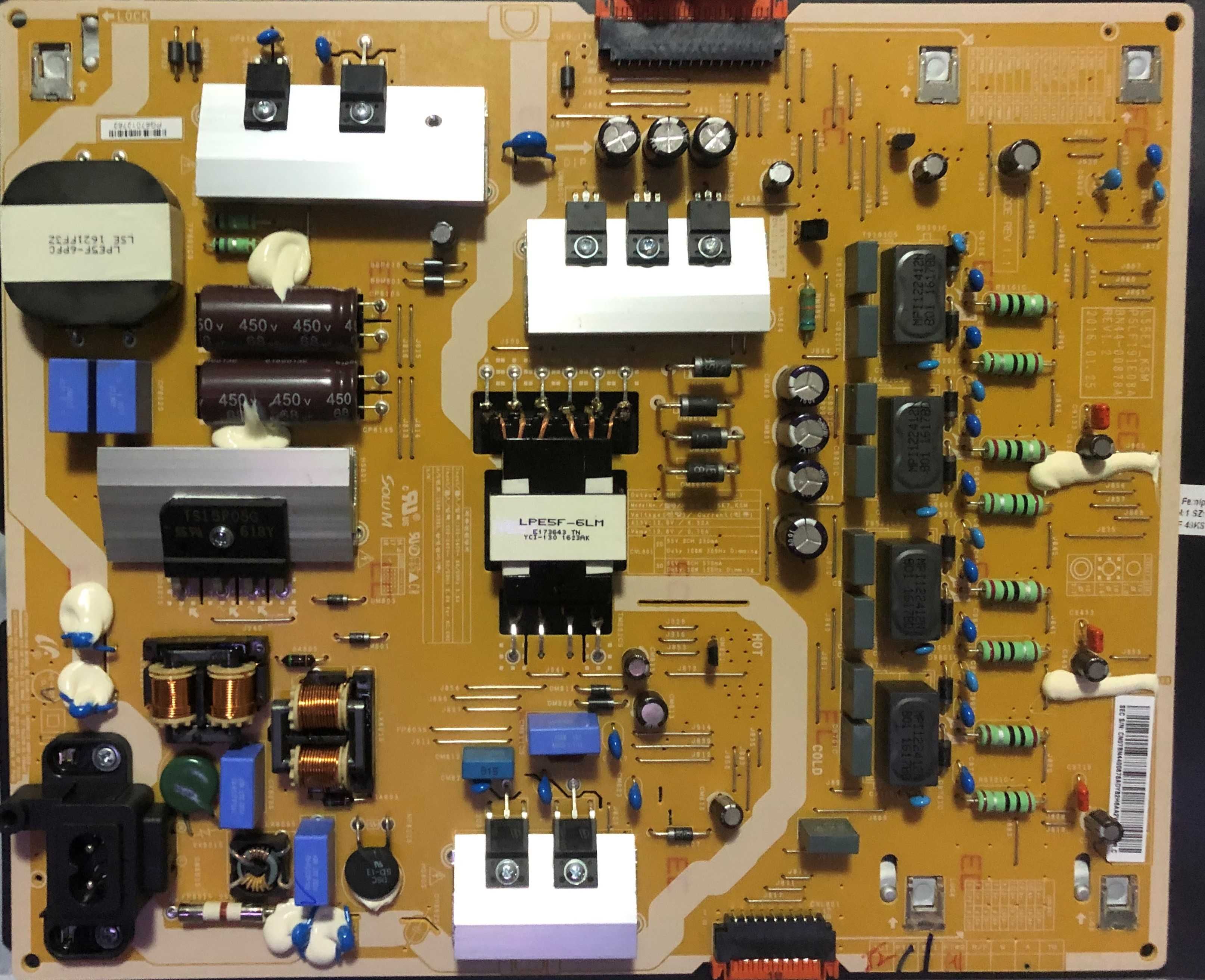 Peças tv Samsung UE49KS7000U    Board BN41.-02504A