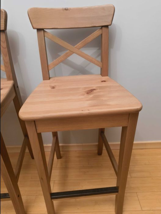 Hokery barowe z oparciem IKEA Ingolf