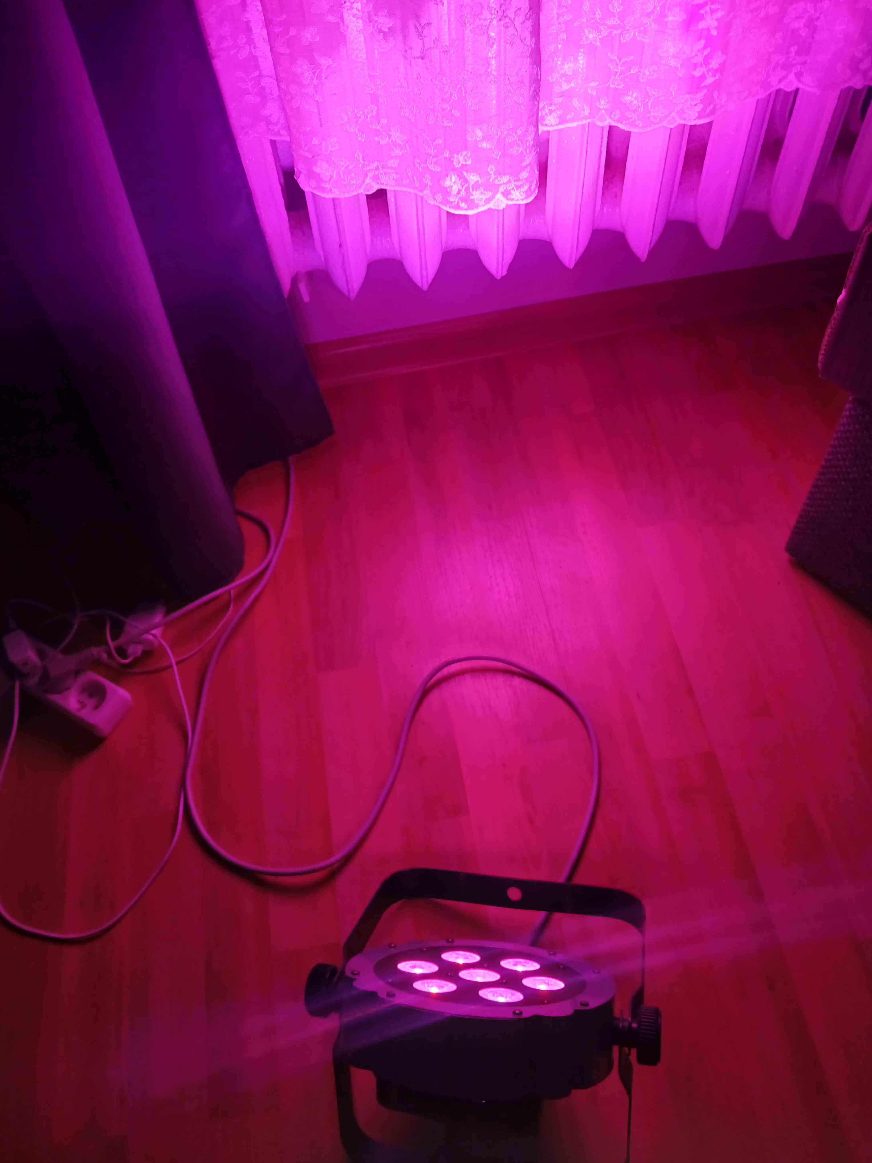 Showtec Compact Par 7 Tri 7x 3W RGB profesjonalny metalowy PAR LED