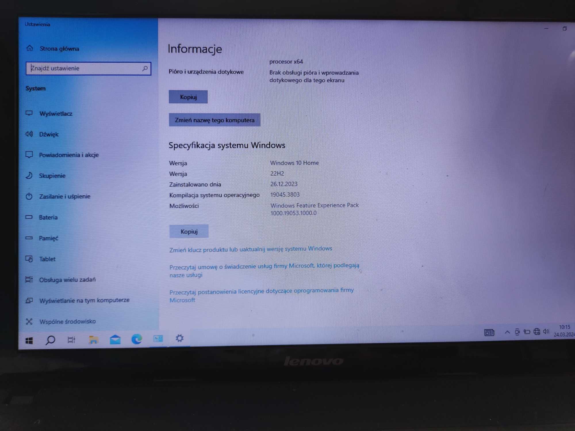 Laptop Lenovo G510 15,6" Intel Core i7 RAM 8GB/SSD 250GB -stan idealny