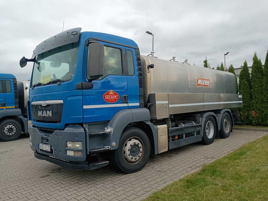 MAN TGS 28.360 EURO5 autocysterna / mleko / pierwszy właściciel