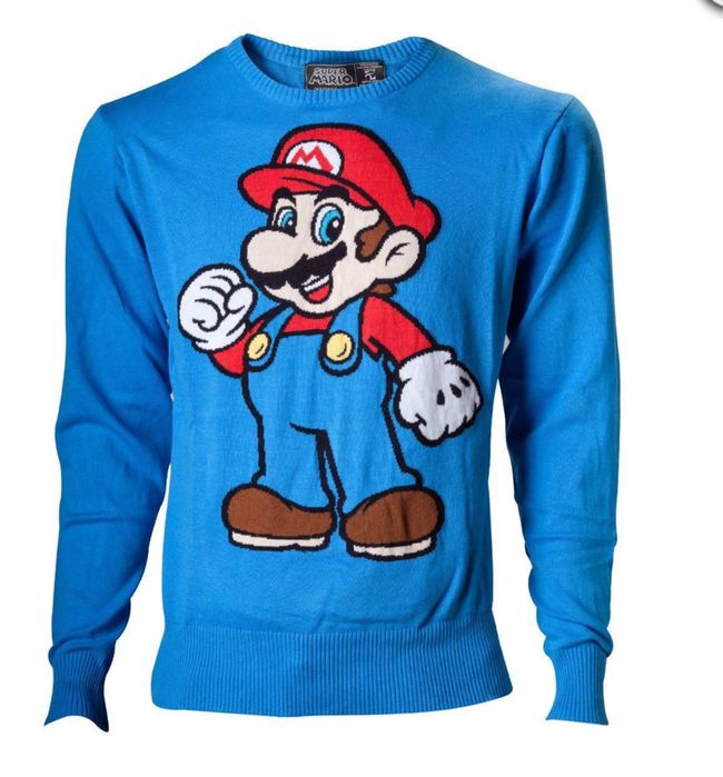 Nowy Sweter Mario Bros Nintnedo r. L