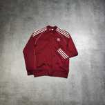 MĘSKA Bluza Rozpinana PREMIUM Bordowa Adidas Originals California Logo