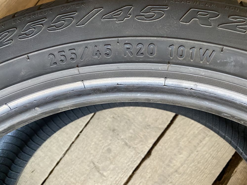 Літня резина шини (пара) 255/45R20 PIRELLI 7мм