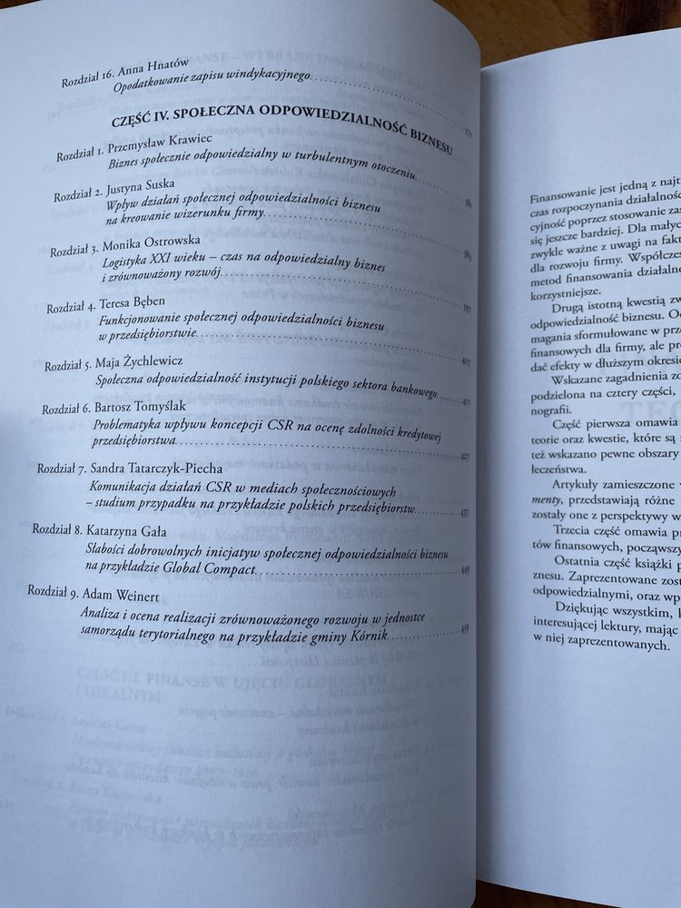 Finansowanie działalności przedsiębiorstw a społeczna odpowiedzialność