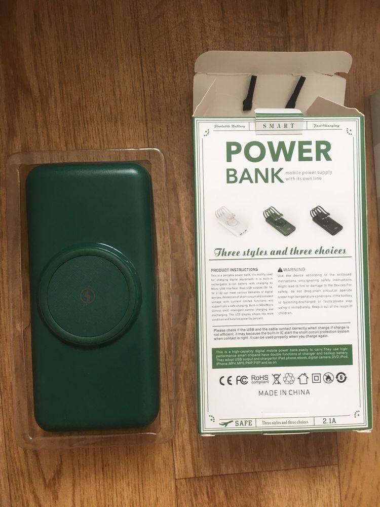 Повербанк 20000 mAh, Power Bank 20000 mAh.
