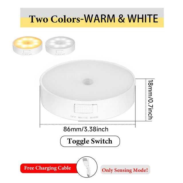 LED світильник з датчиком руху ( 2 режима)