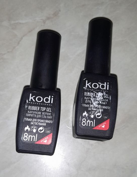 Набор для гель - лака Rubber Top Gel и Rubber  Base Gel  " KODI proffe