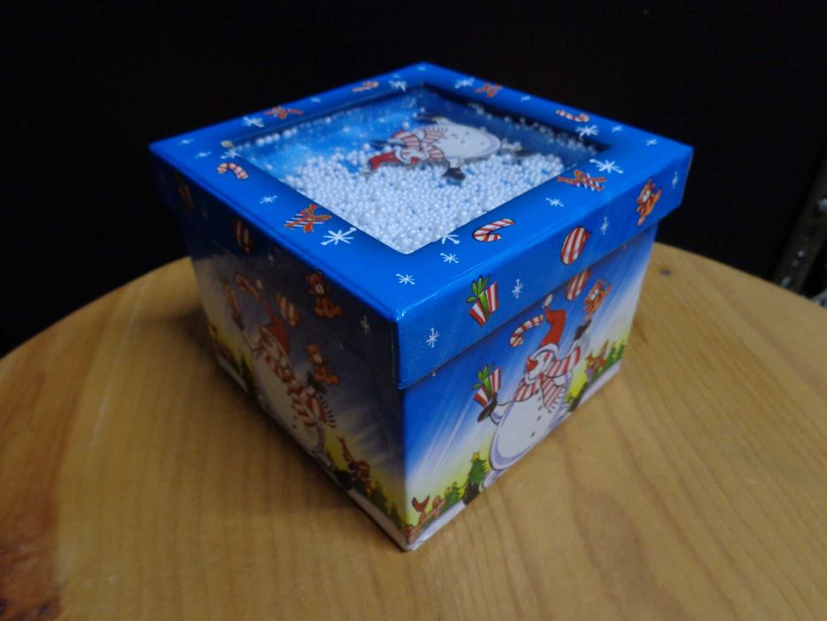 Caixa de Natal Boneco de neve