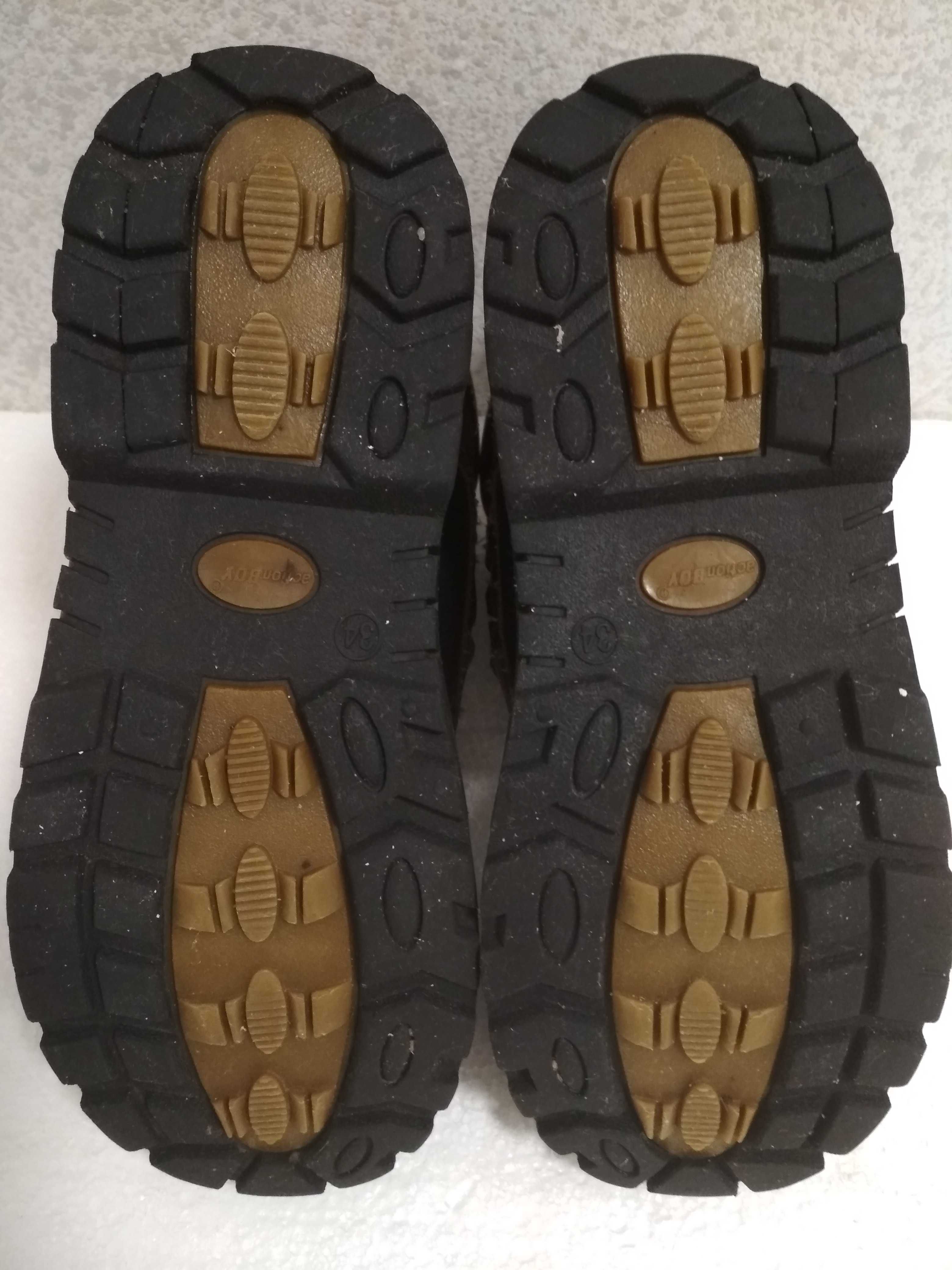 Buty zimowe ACTION BOY rozmiar 34 wkładka 22cm