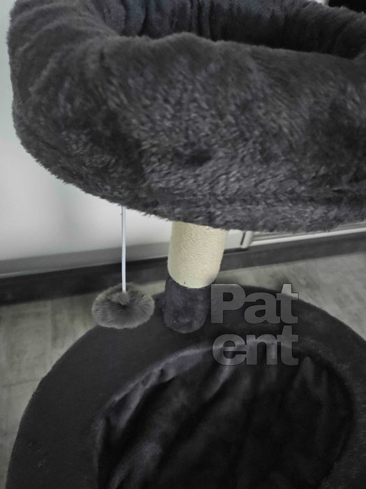 Drapak dla kota domek słupek do drapania legowisko kot dom 3 poziomy