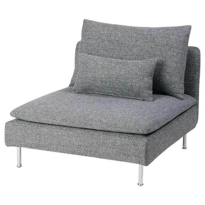 Zestaw Pokryć SÖDERHAMN, Lejde szary/czarny, Ikea