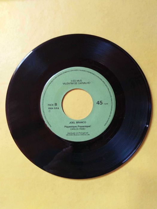 Single Vinil Joel Branco-Uma árvore, um amigo