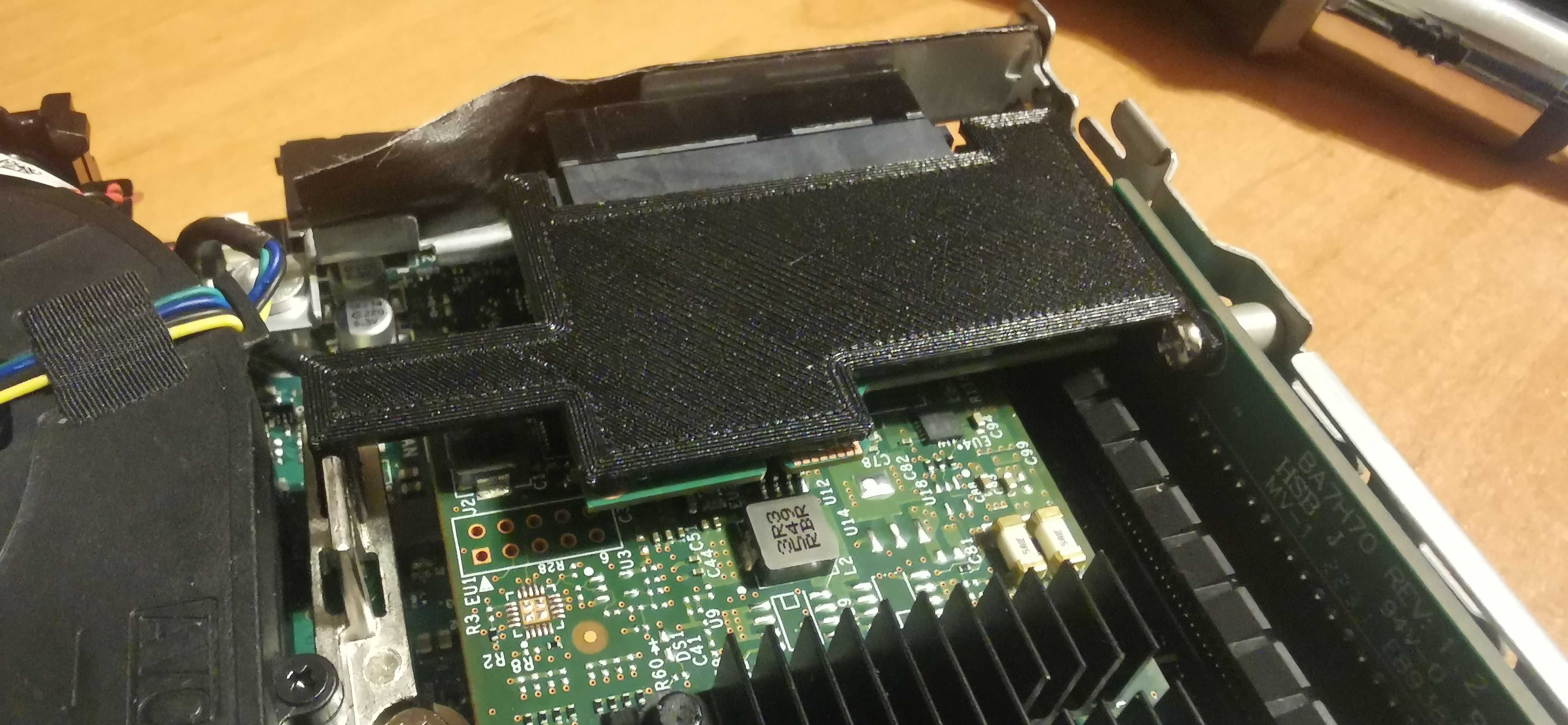 Uchwyt SSD SATA Lenovo Tiny M920 M720. Wydruk 3D