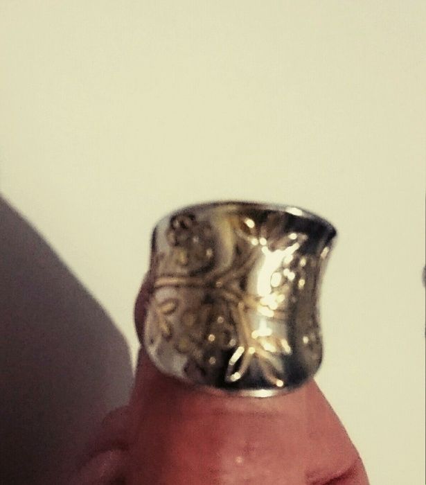 Anel aço bicolor Stone by Stone