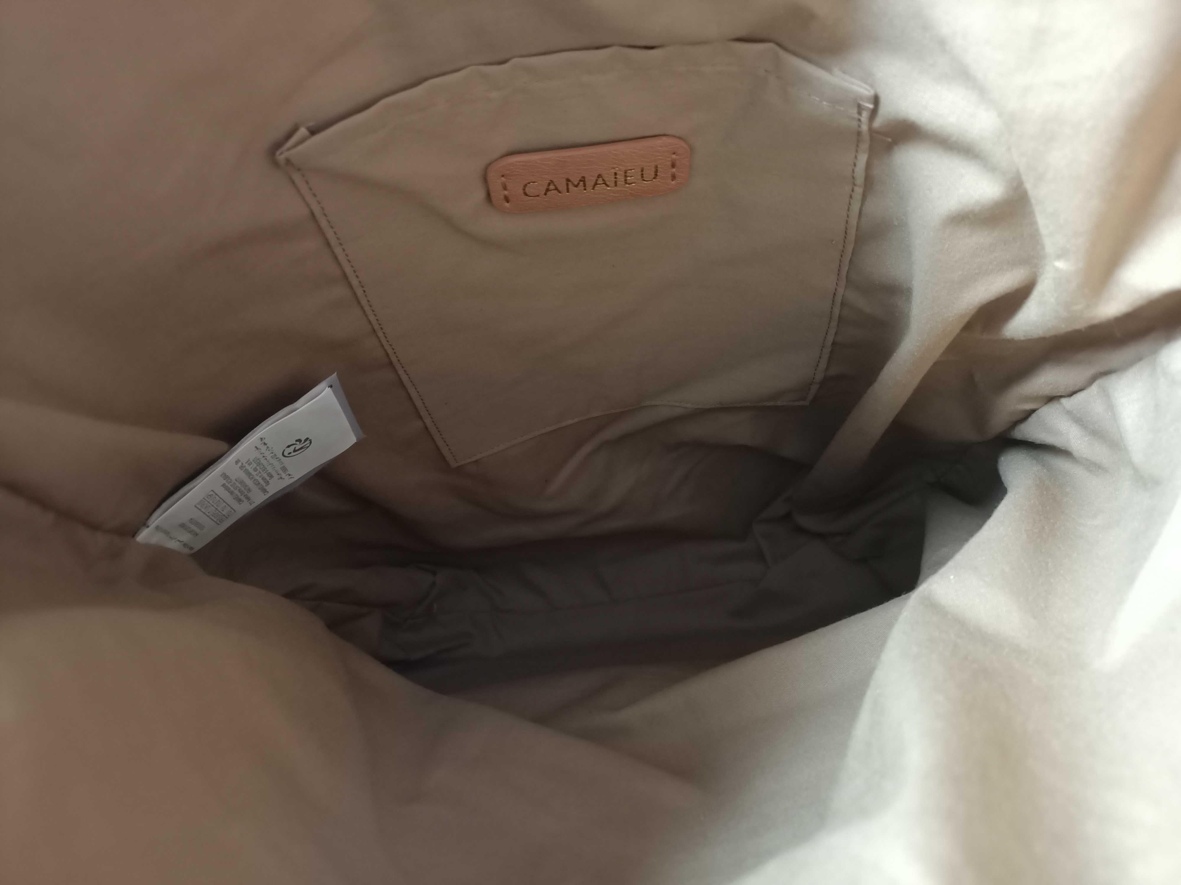 Torba jutowa do ręki, bambus, Camaieu