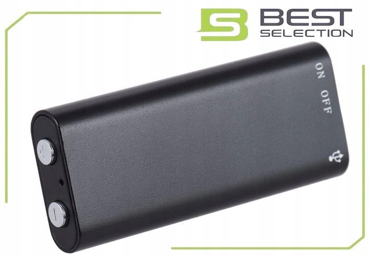 Dyktafon Pluskwa Mini Podsłuch Szpiegowski Detekcja Rejestrator ZESTAW