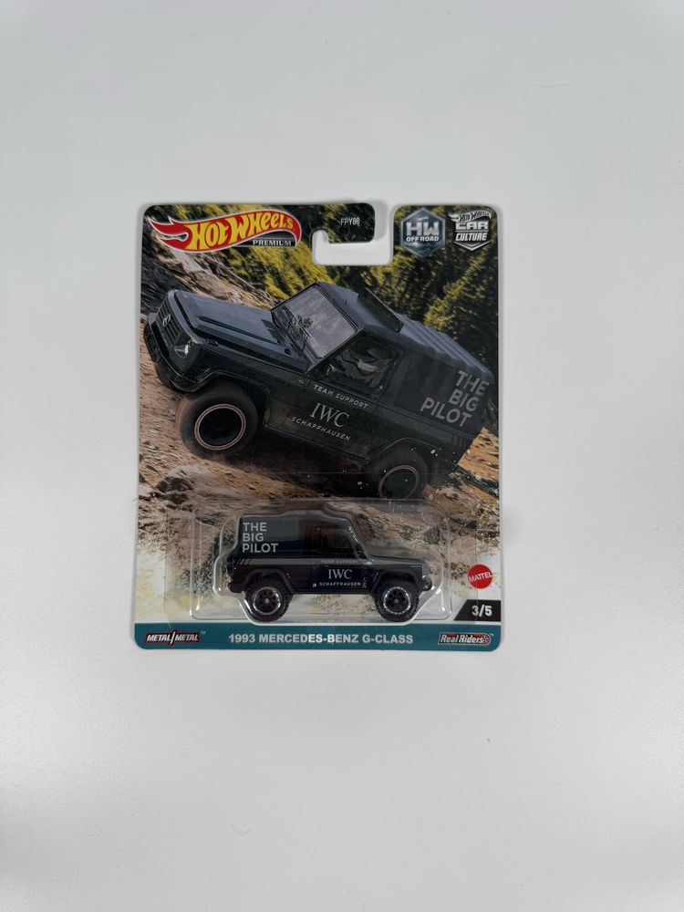 Hot Wheels Off Road zestaw 5 aut Premium, Toyota, Range Rover Mercedes