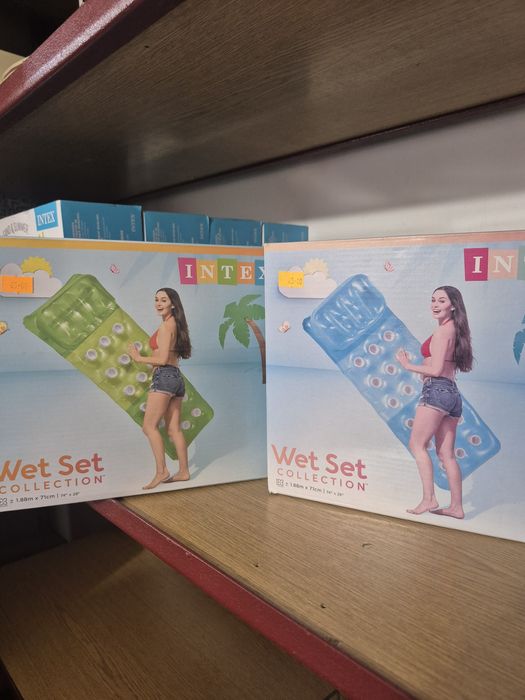 Materac pompowany dmuchany intex 188 x 71 nad wode basen u tigera skl6