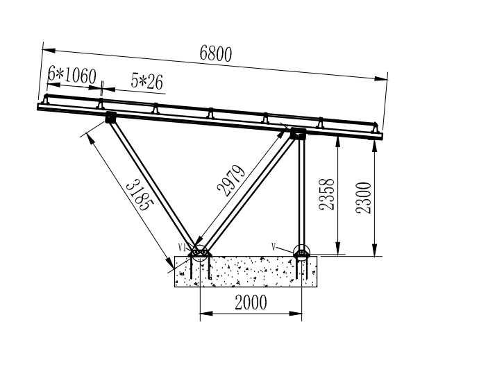 Konstrukcja typu CARPORT 6x4 fotowoltaika