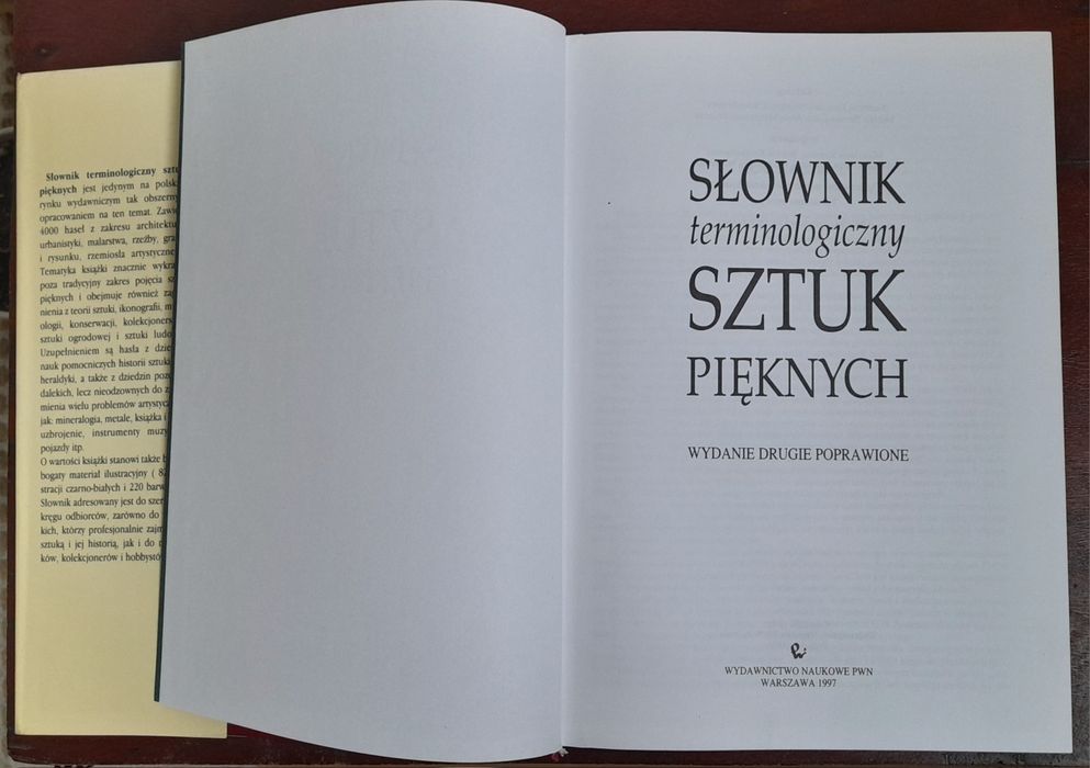 SŁOWNIK terminologiczny sztuk pięknych.