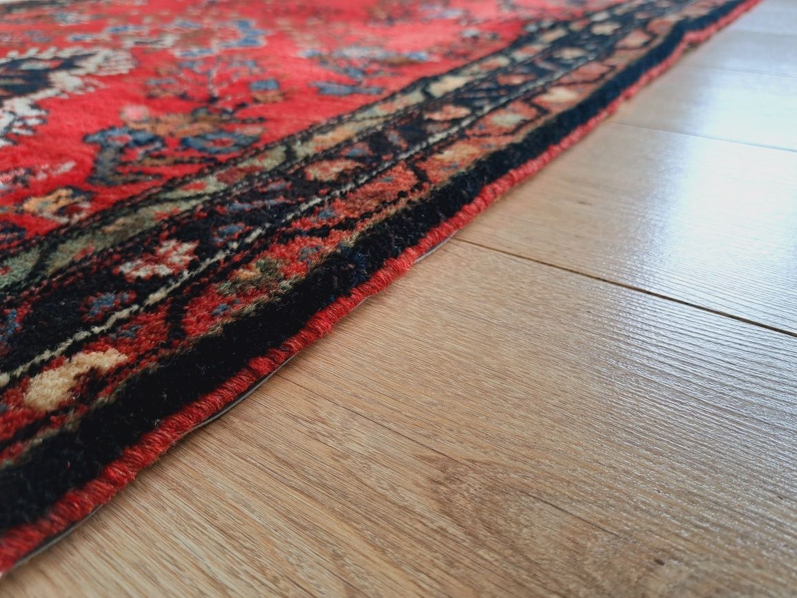 Irański ręcznie tkany wełniany chodnik Tabriz 85x410cm