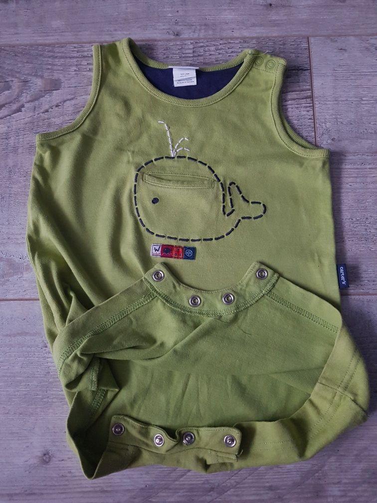 Rampers body Carter's 12-18 miesięcy koszulka kombinezon ogrodniczki