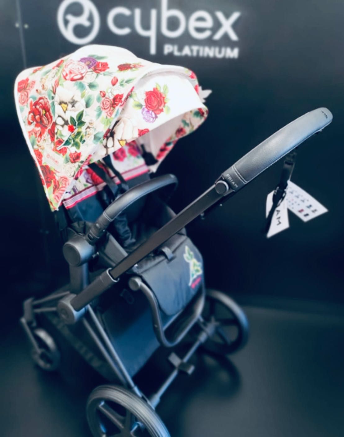 Wózek spacerowy cybex priam spring blossom gondola premium jak nowy