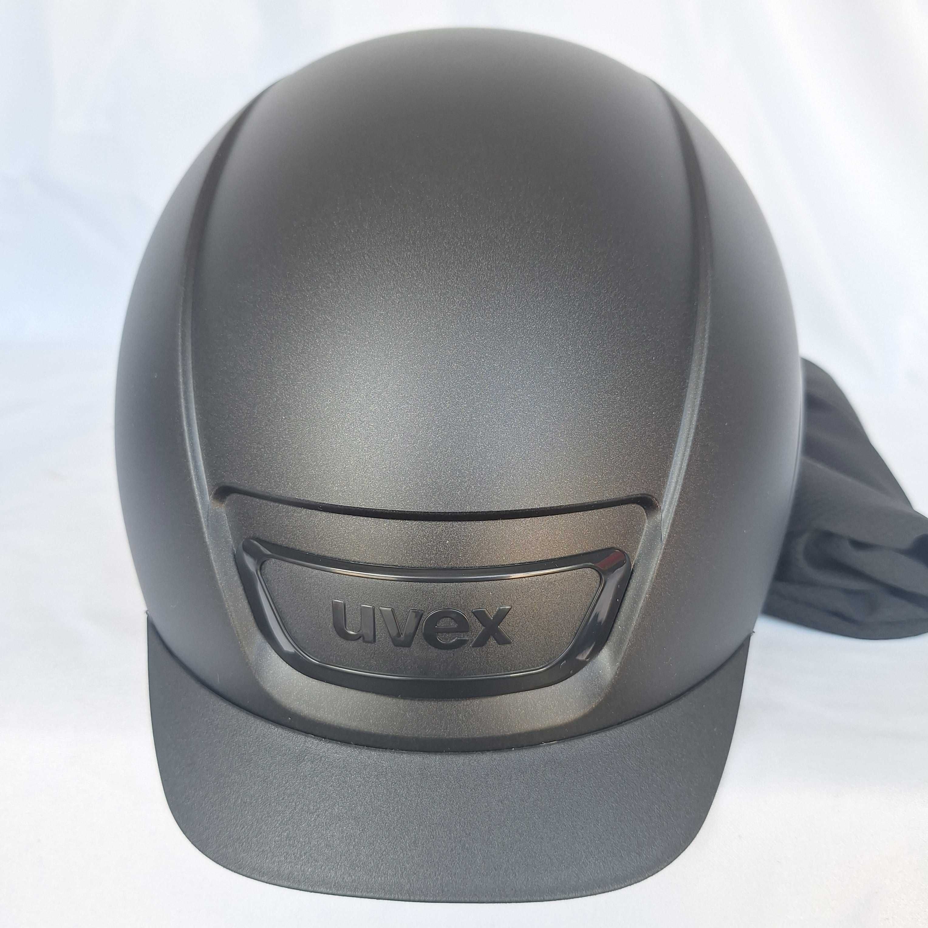 Kask jeździecki toczek Uvex Reithelm Elexxion Black Mat S 55-56cm