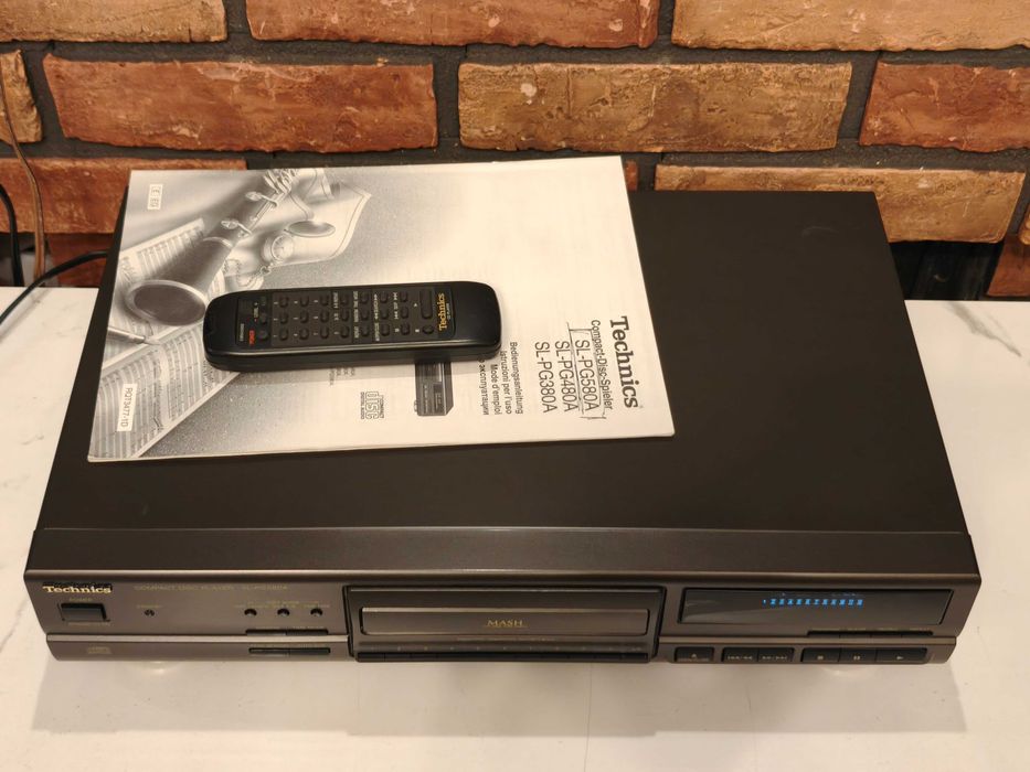 TECHNICS SL-PG580A ! Piękny ODTWARZACZ CD ! ORG Instrukcja ! Pilot