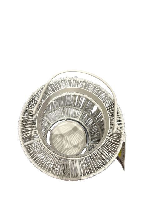 Metalowy lampion biały nr.7340