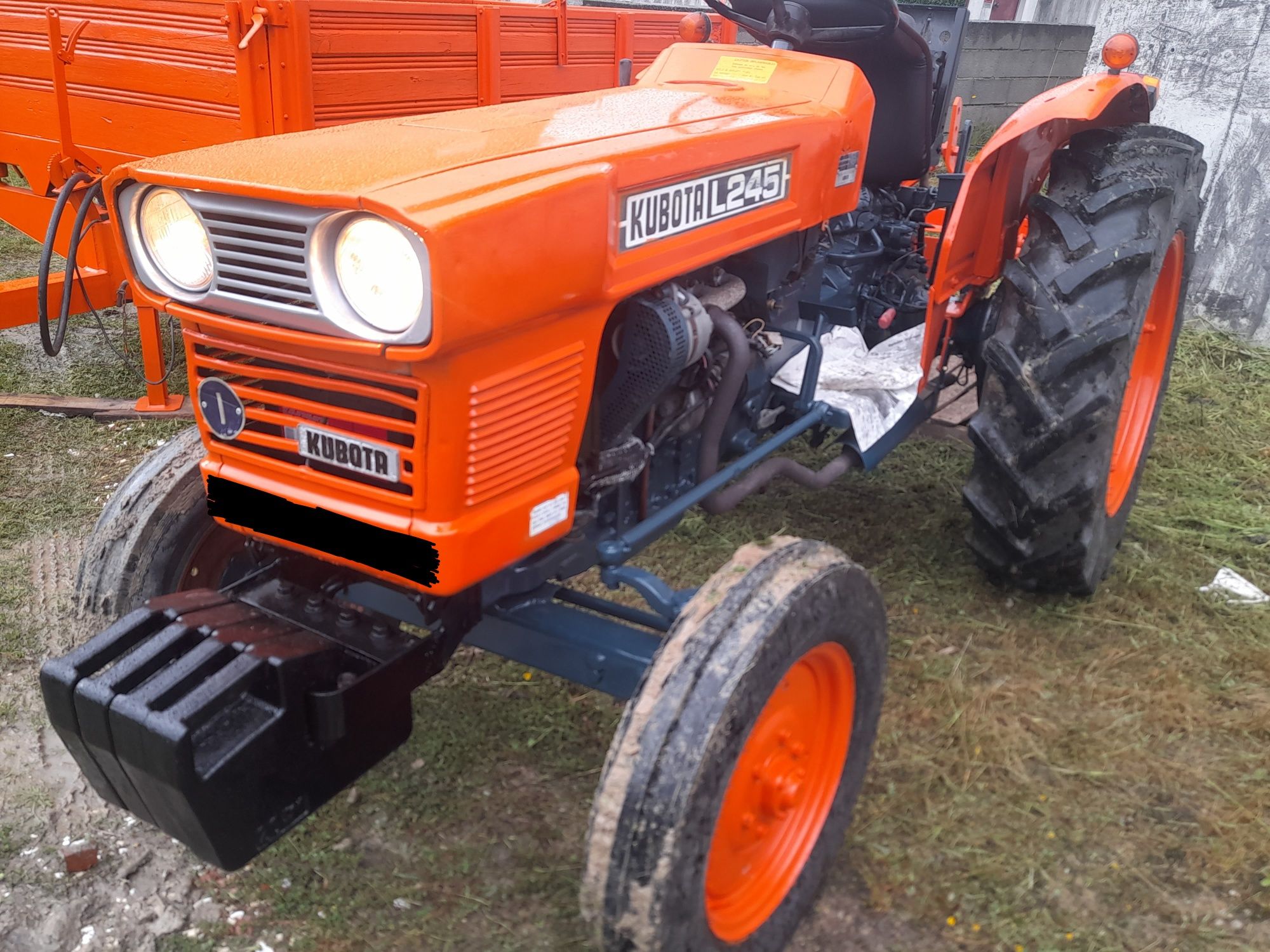 Kubota 28cv+6 alfaias