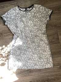 Сукня міді  гепюр на підкладці