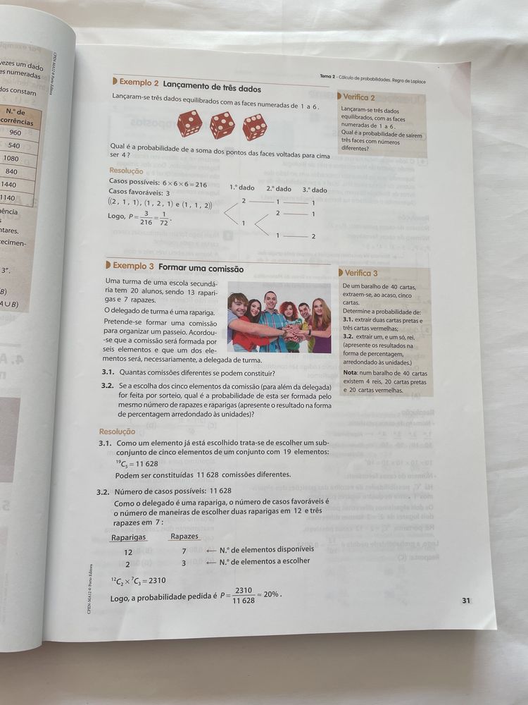 Preparação para o exame final de matemática A 12 ano