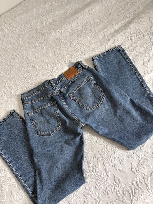 Levi’s 501 dzinsy jeansy niebieskie skinny