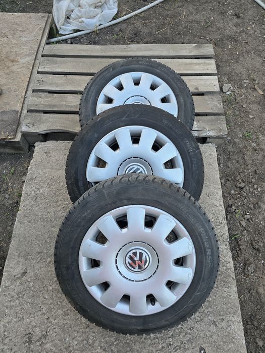 Диски с резиной very golf4 зима шип 5x100 185/65/15 3шт