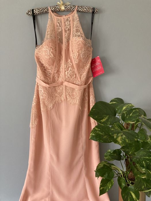 Little Mistress sukienka długa maxi koronkowa góra na wesele M 38